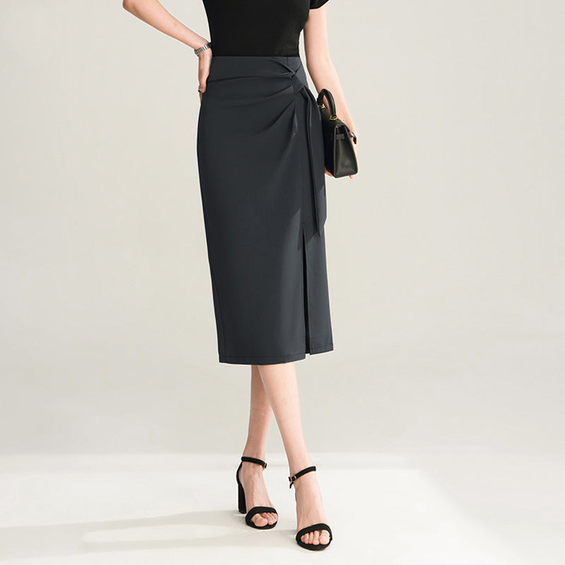 Choubery Casual Glam Mid-Length Elegant Sheath Skirt