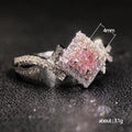 Choubery Blush Pink Cubic Zircon Ring