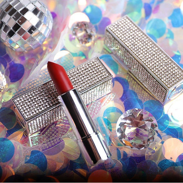Choubery Champagne 3-Piece Cosmetic Set (compact+Lipstick+Eyeliner)