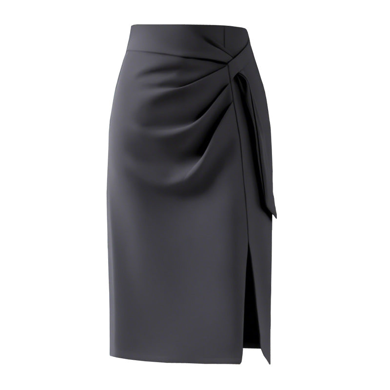 Choubery Casual Glam Mid-Length Elegant Sheath Skirt
