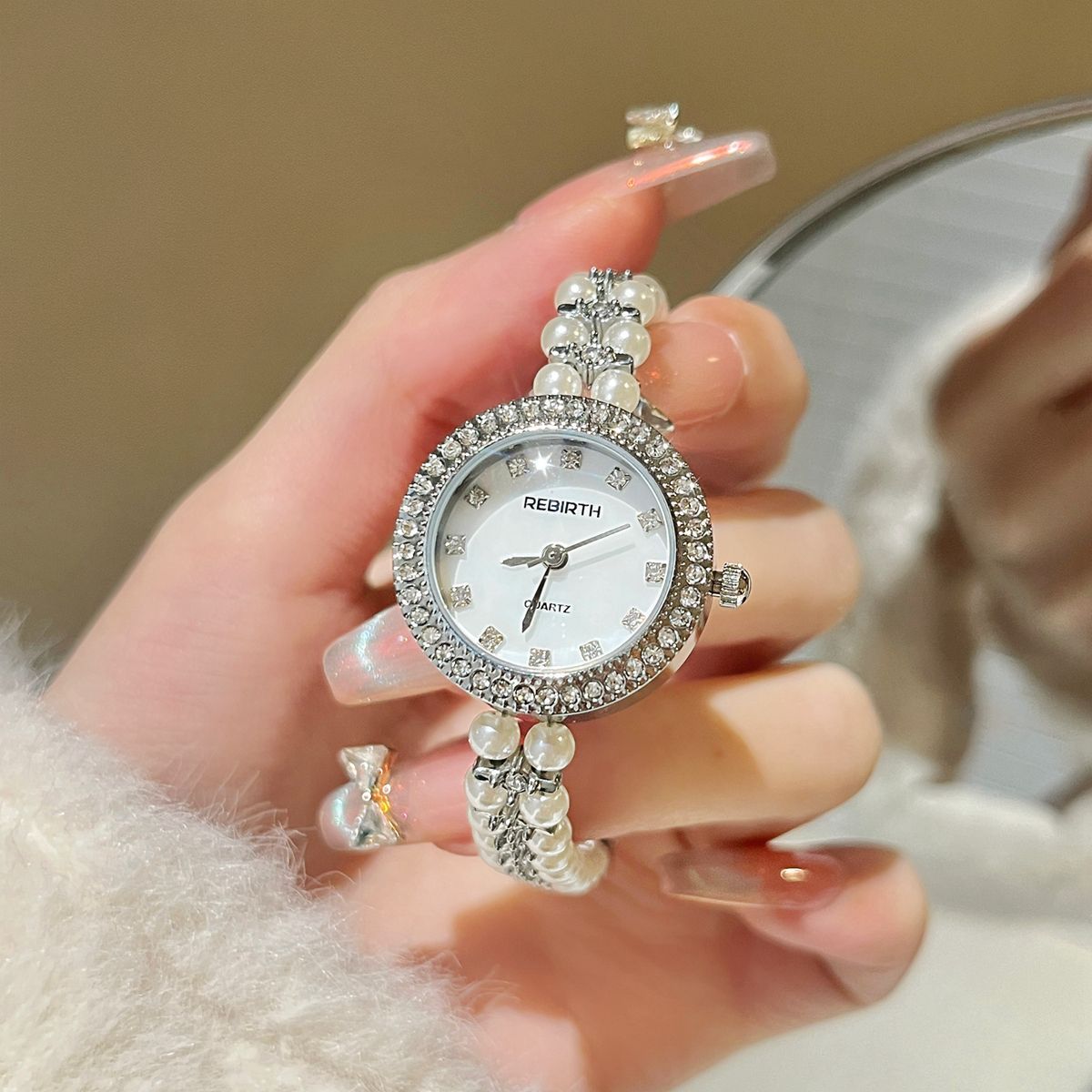 Choubery Vintage Styled Pearls Please Watch