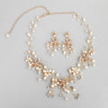 Choubery Ocean Beauty Pearl Necklace And Earrings Set