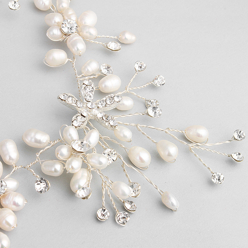 Choubery Ocean Beauty Pearl Necklace And Earrings Set