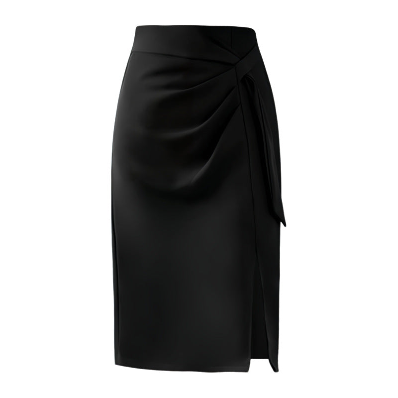 Choubery Casual Glam Mid-Length Elegant Sheath Skirt