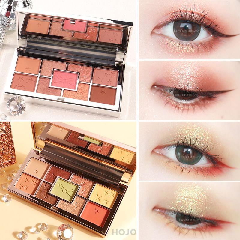 Choubery Champagne 3-Piece Cosmetic Set (compact+Lipstick+Eyeliner)